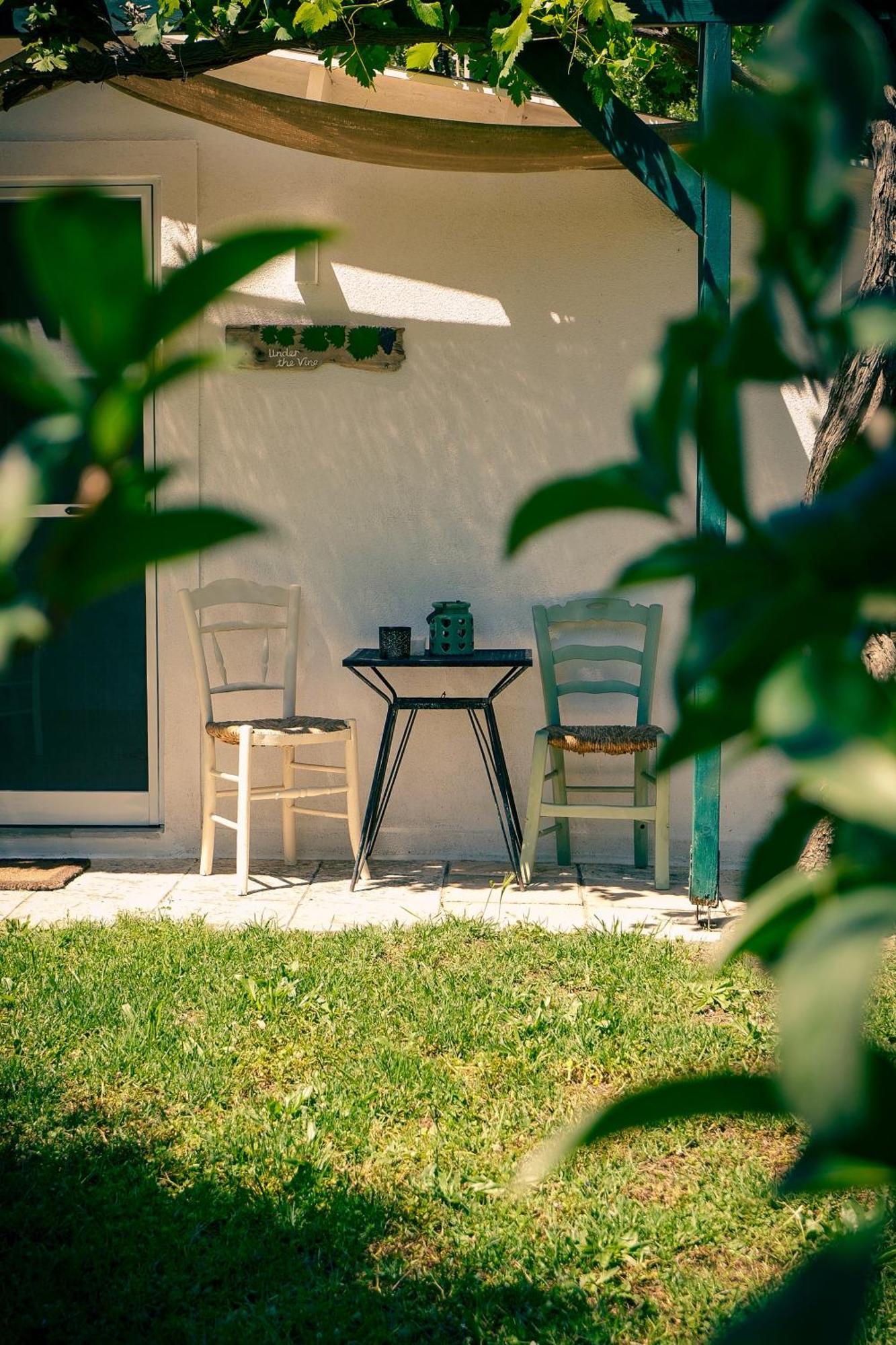 Appartamento Under The Vine Garden House Platánion Esterno foto